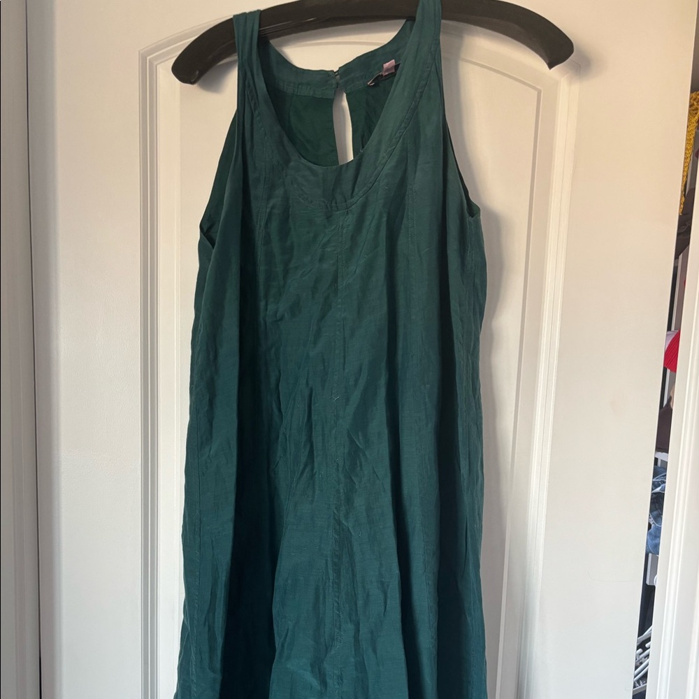 Calypso green tunic dress